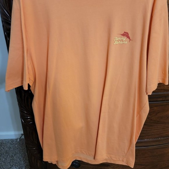 NWT Orange Tommy Bahama t-shirt size XLT - Picture 3 of 3